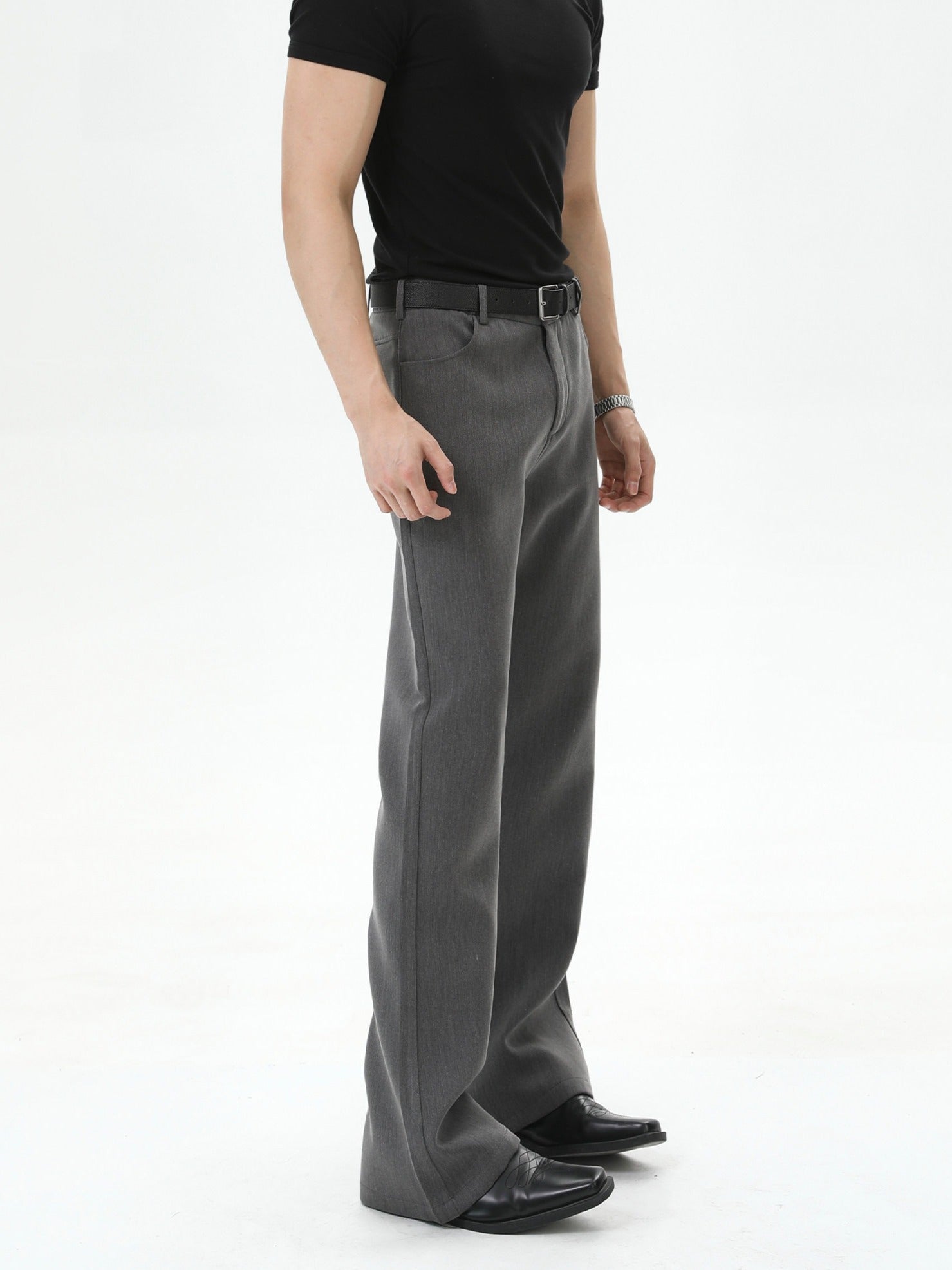 BNB Slim Flare Slacks (2color)