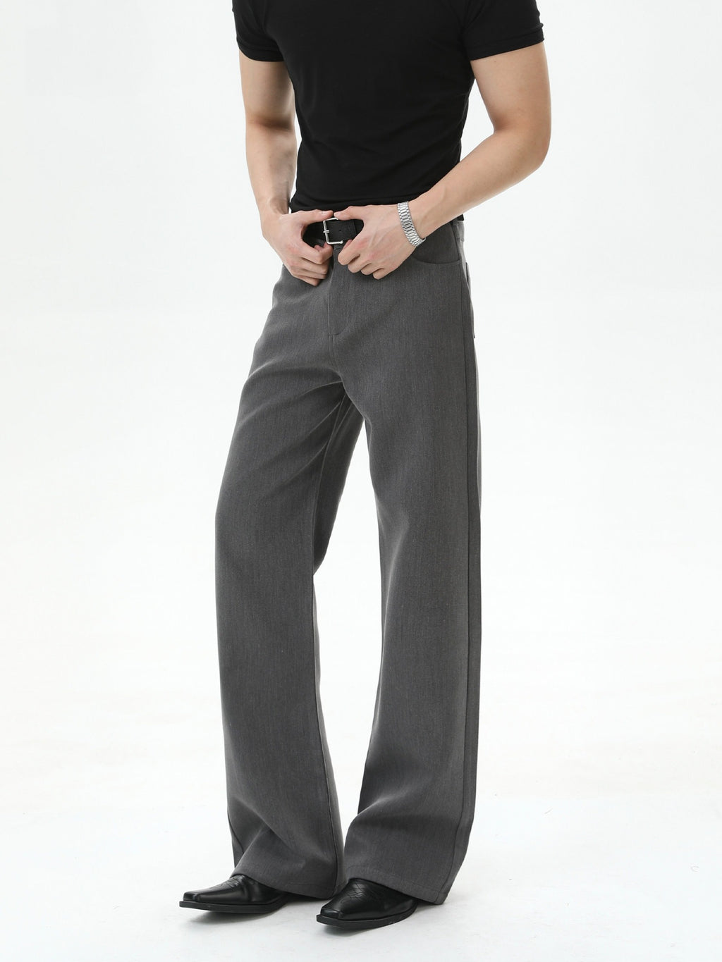 BNB Slim Flare Slacks (2color)