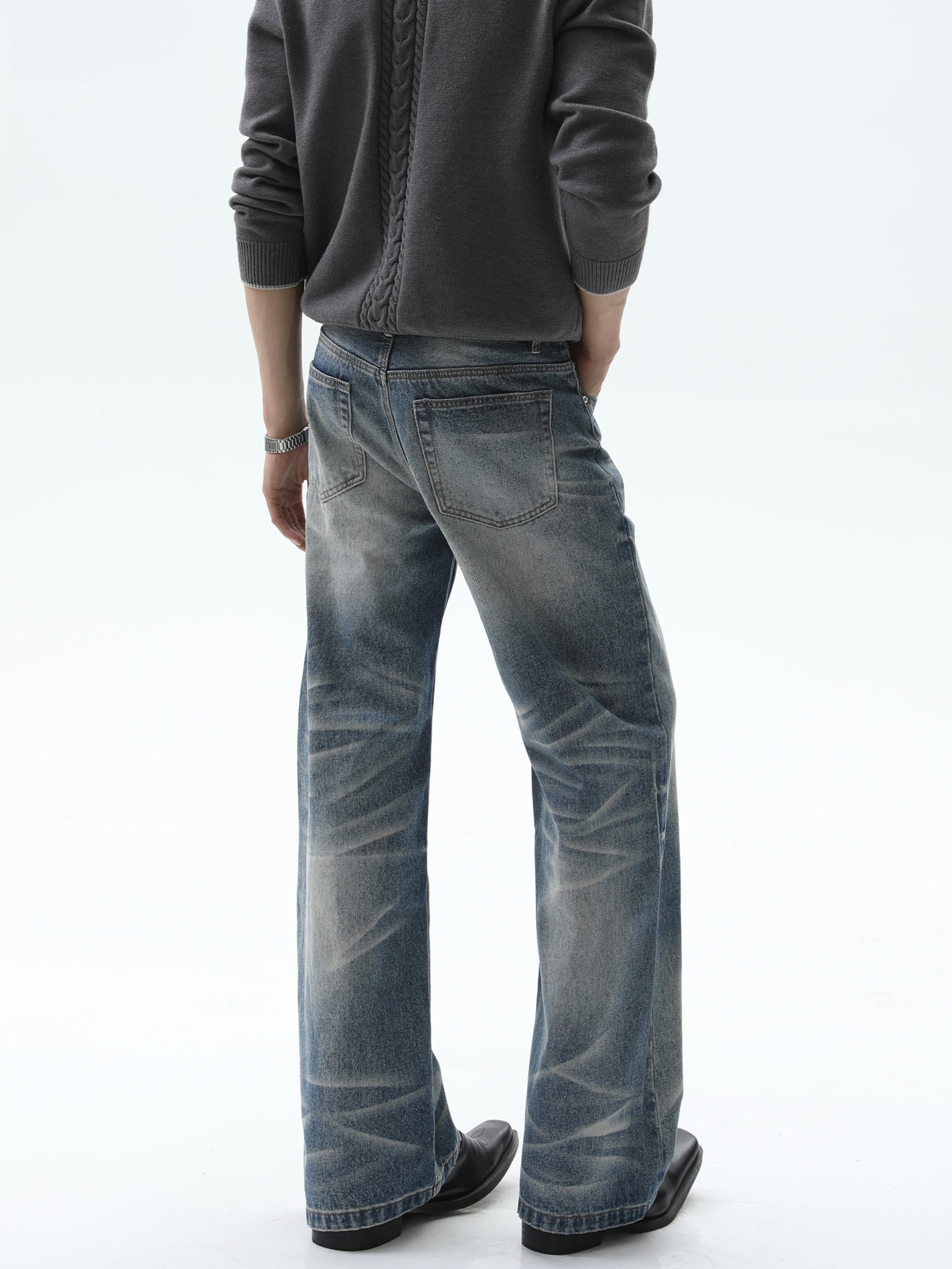BNB Perfect Washed Slim Blue Denim