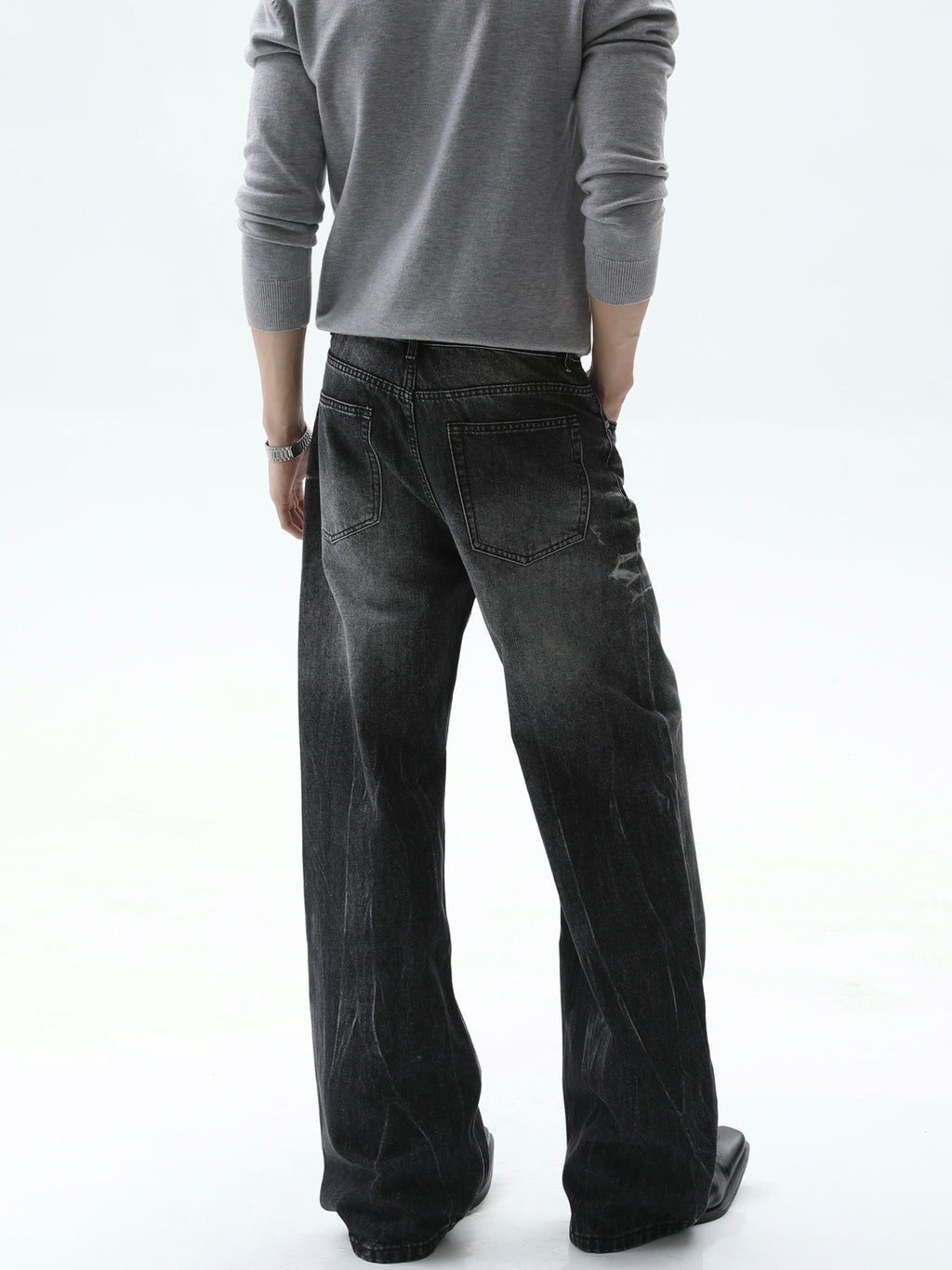 BNB Perfect Whisker Washed Slim Denim