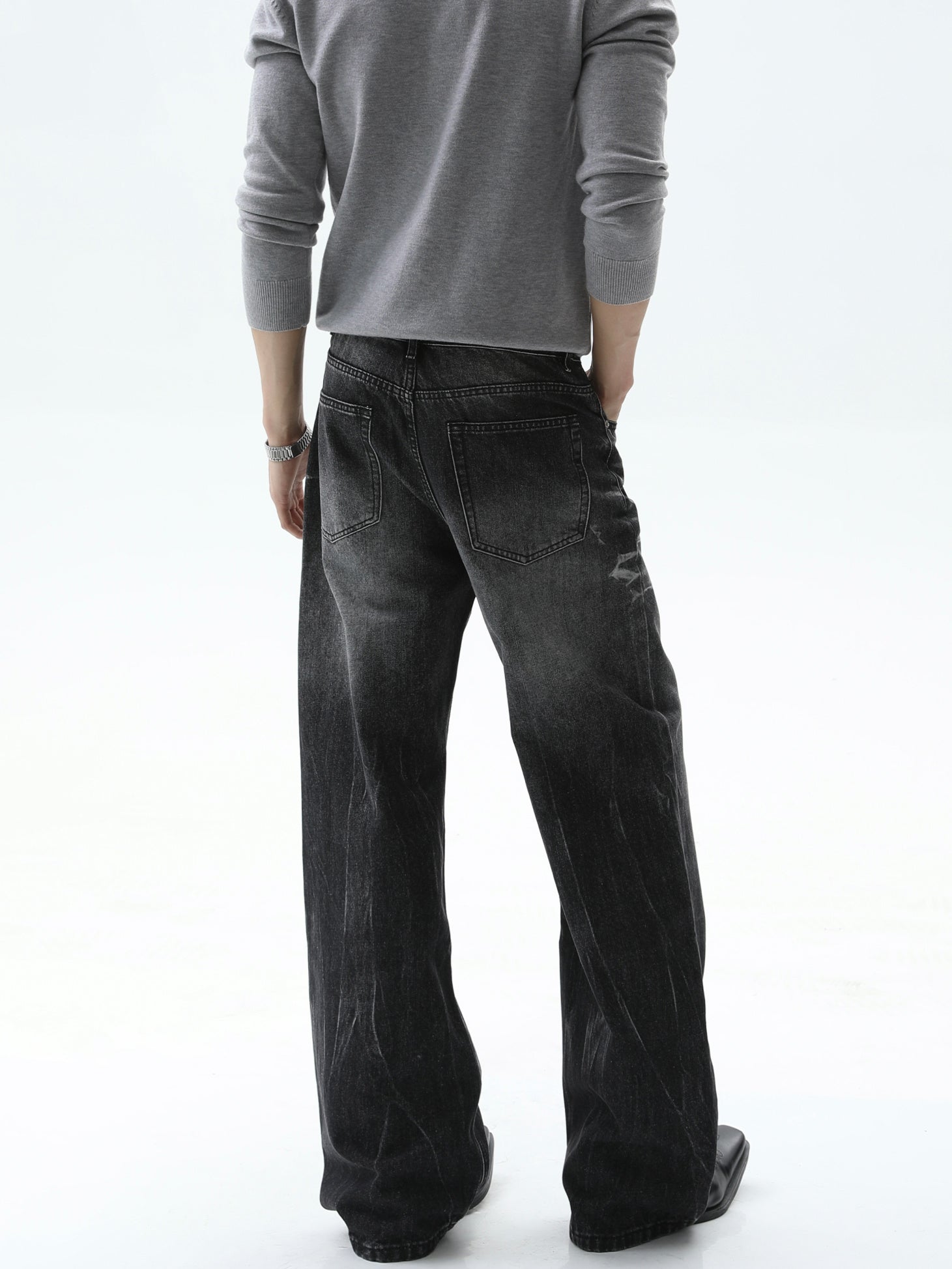 BNB Perfect Whisker Washed Slim Denim