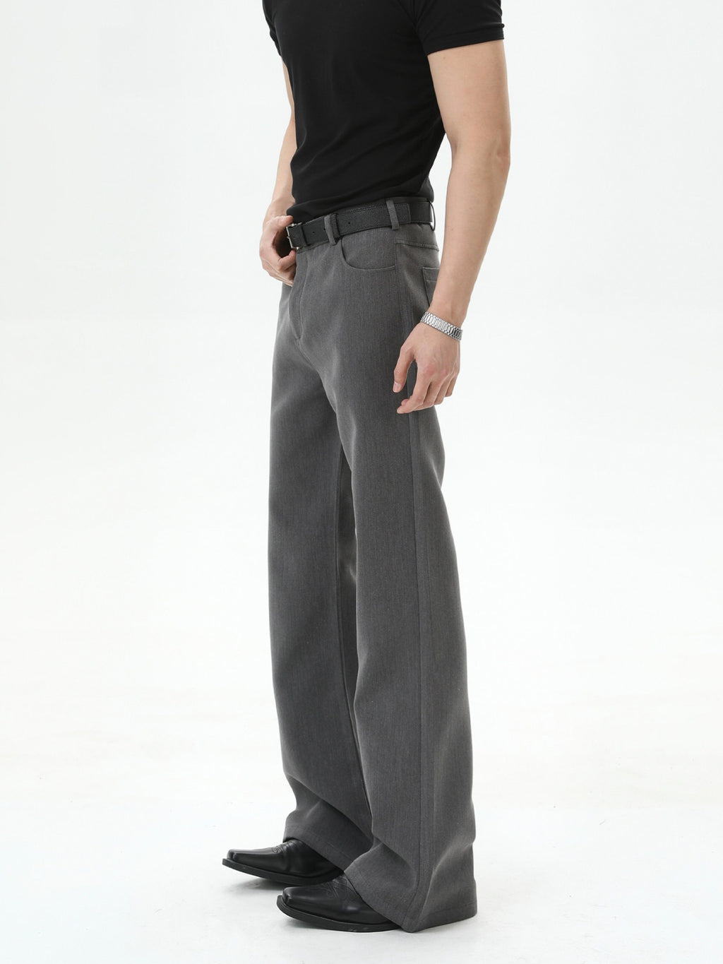 BNB Slim Flare Slacks (2color)