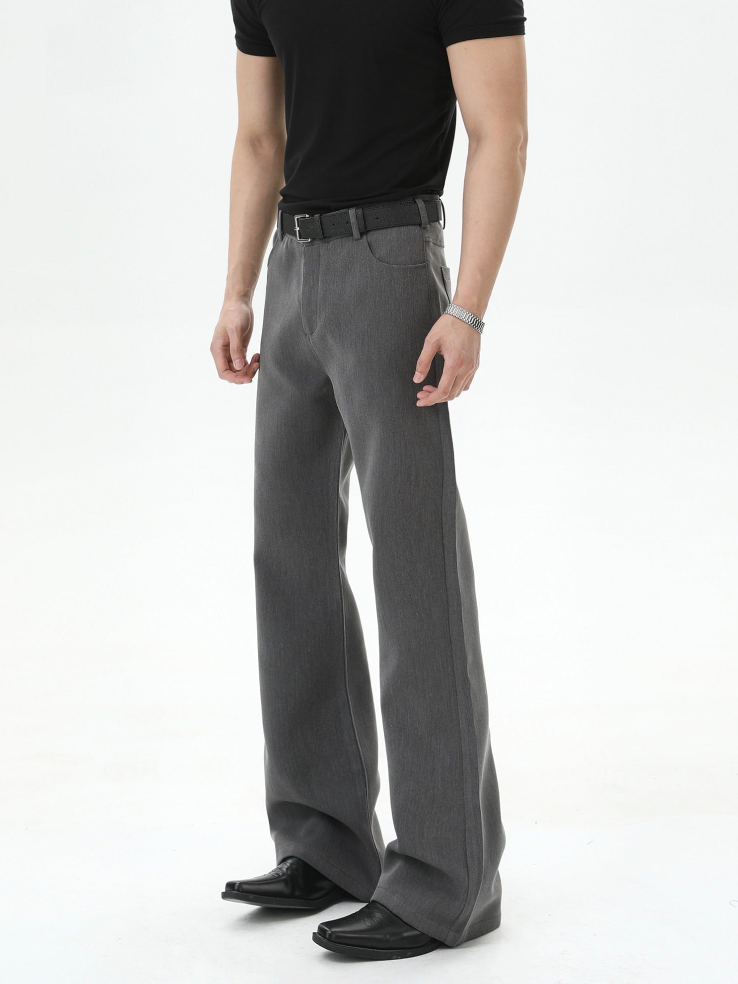 BNB Slim Flare Slacks (2color)