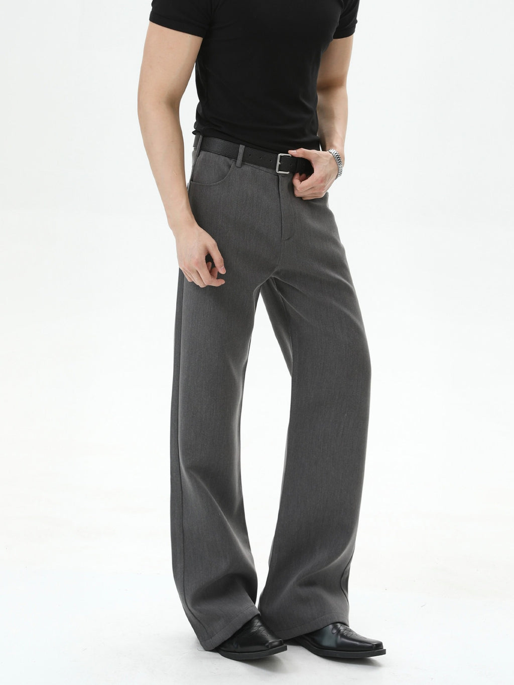 BNB Slim Flare Slacks (2color)