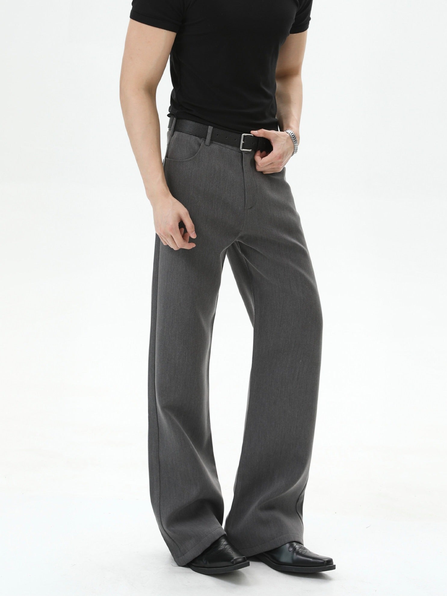 BNB Slim Flare Slacks (2color)