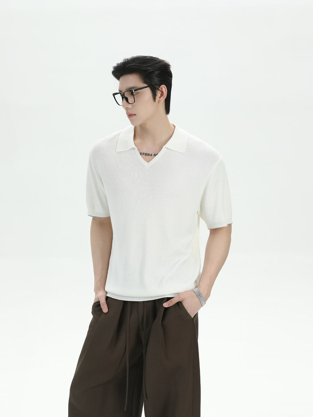 BNB V-neck Sculpt Polo (3color)