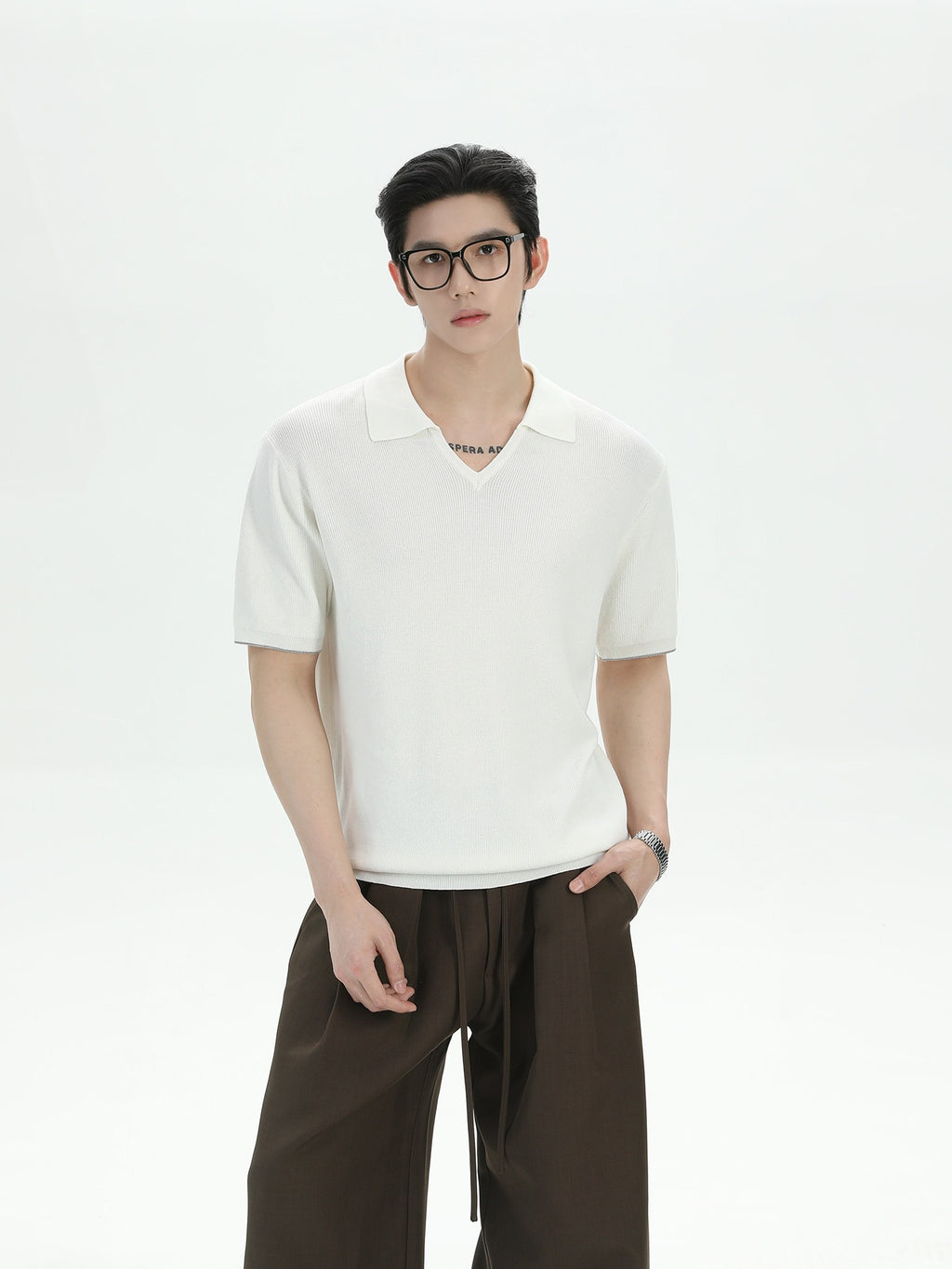 BNB V-neck Sculpt Polo (3color)