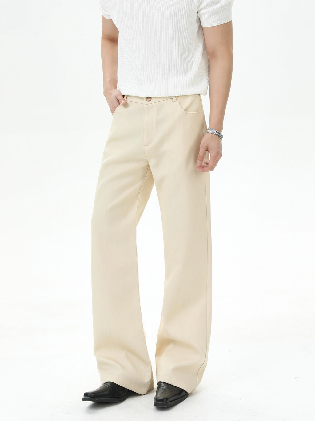 BNB Slim Flare Slacks (2color)