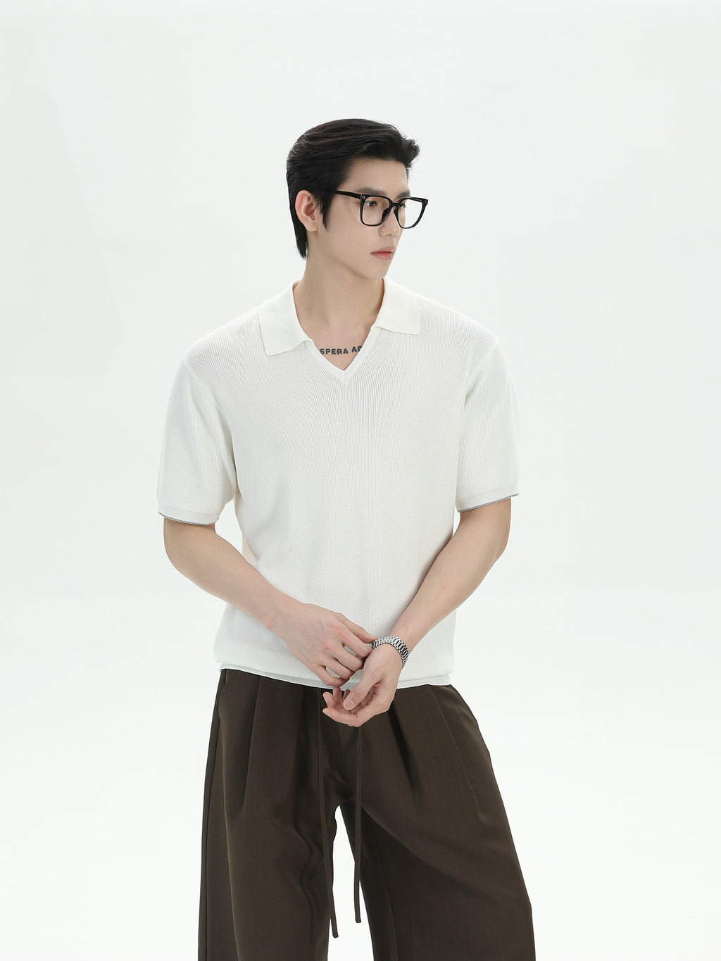 BNB V-neck Sculpt Polo (3color)