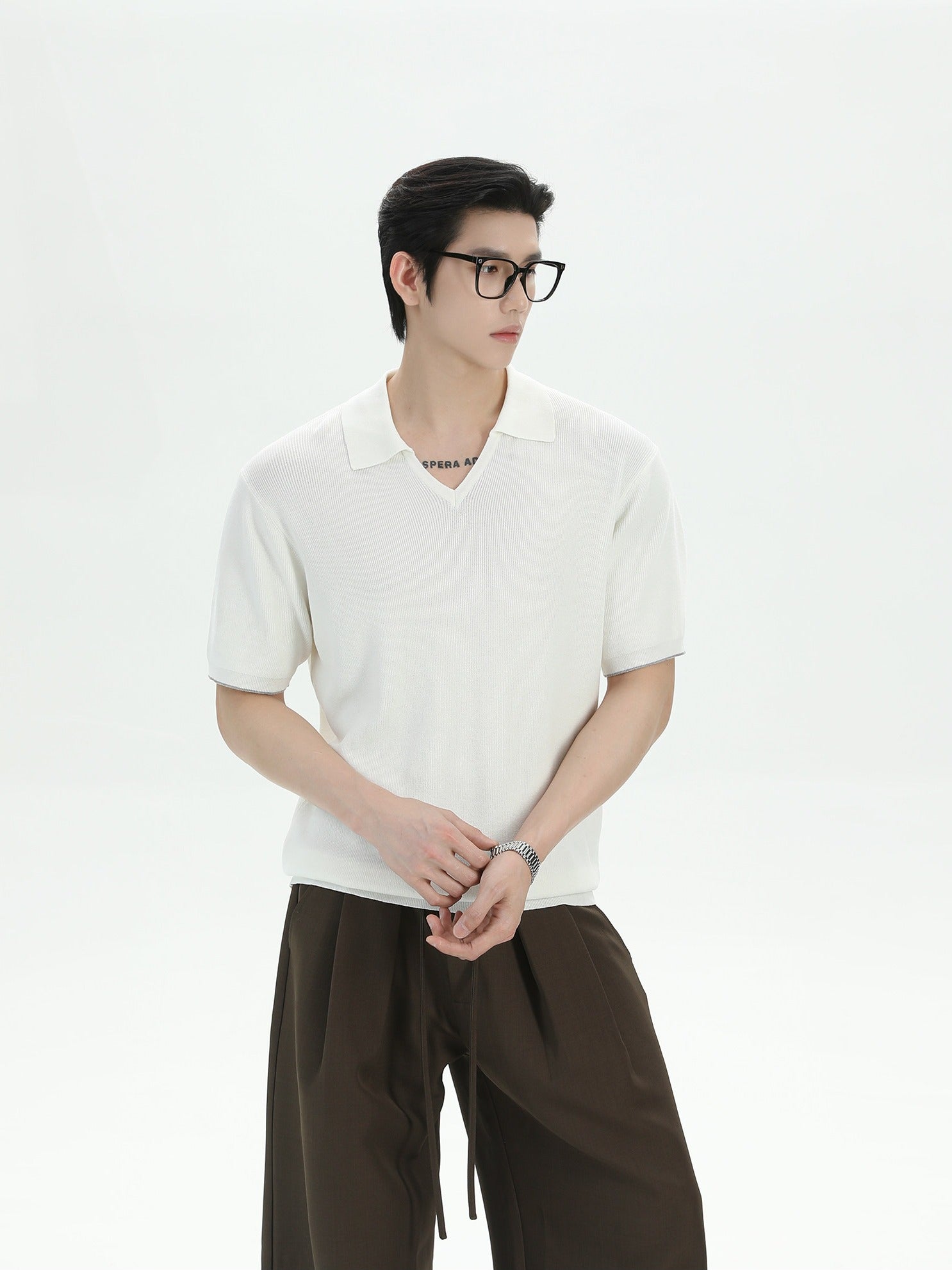 BNB V-neck Sculpt Polo (3color)
