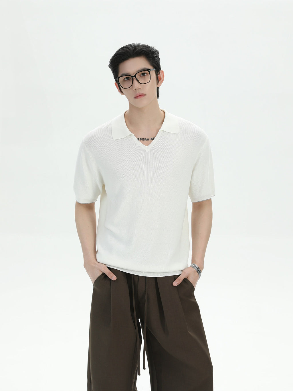 BNB V-neck Sculpt Polo (3color)
