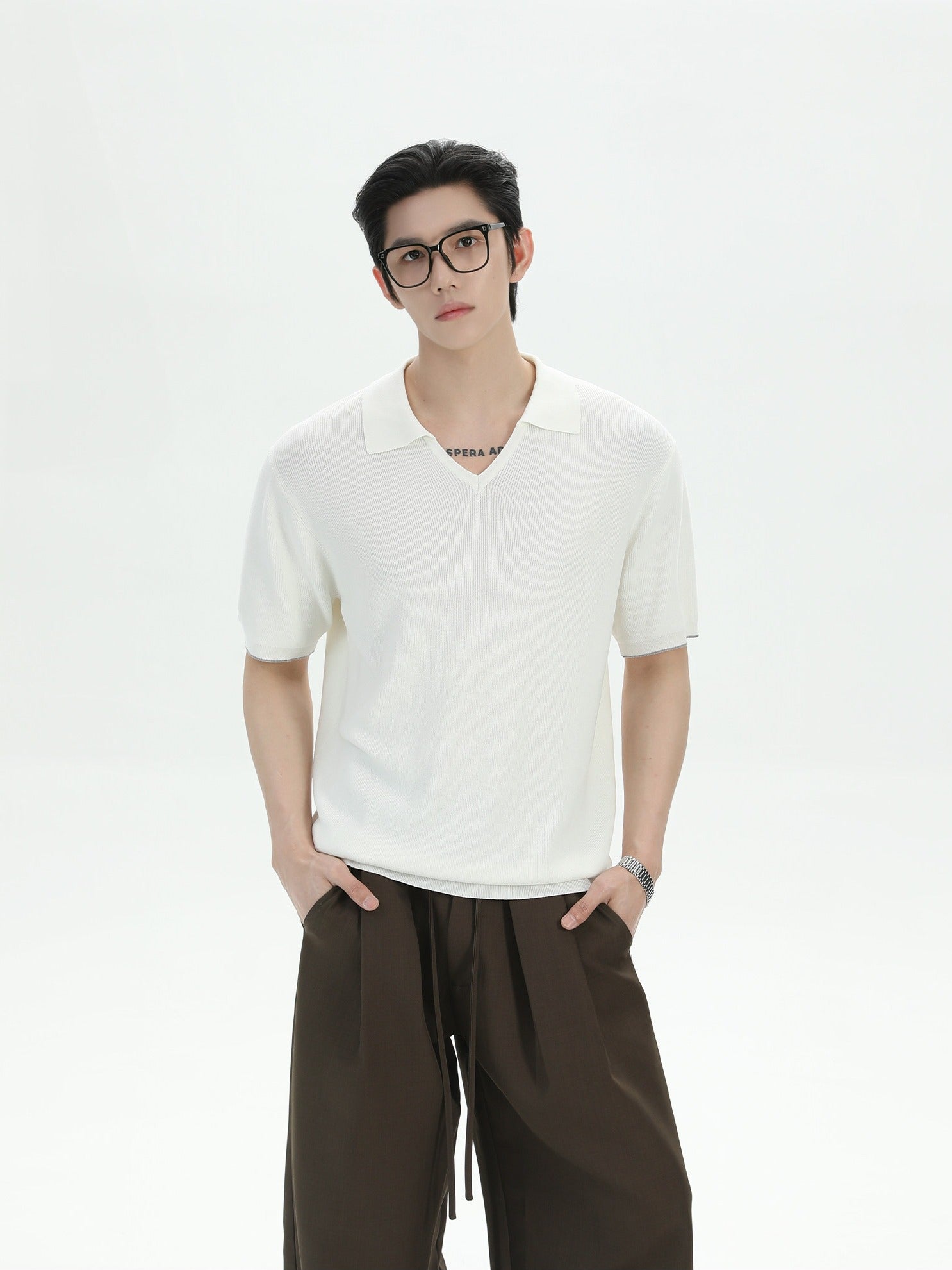BNB V-neck Sculpt Polo (3color)