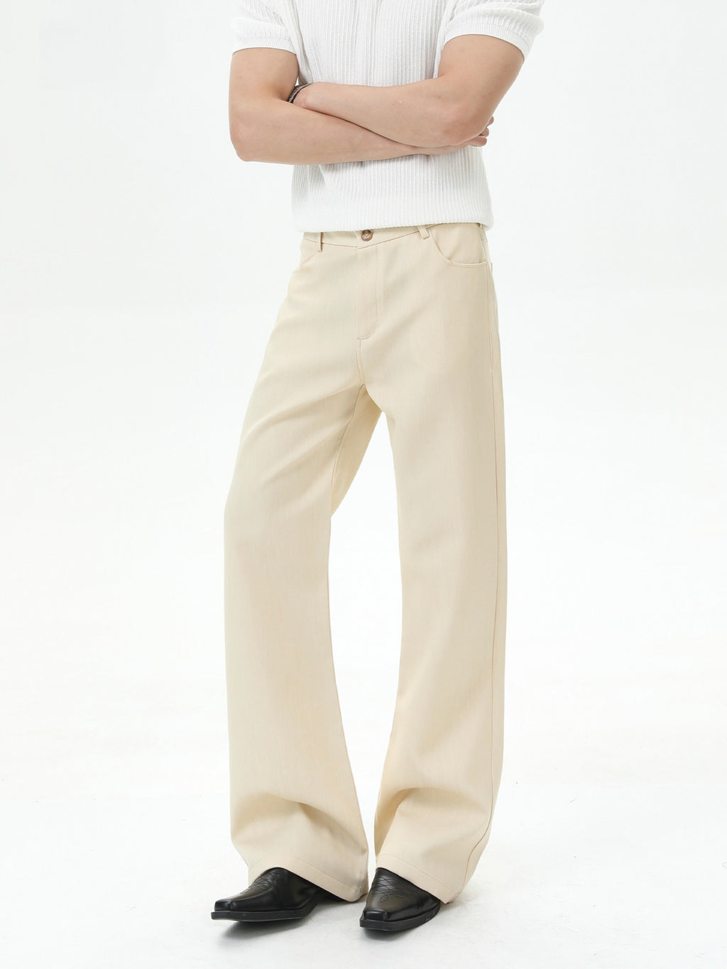 BNB Slim Flare Slacks (2color)