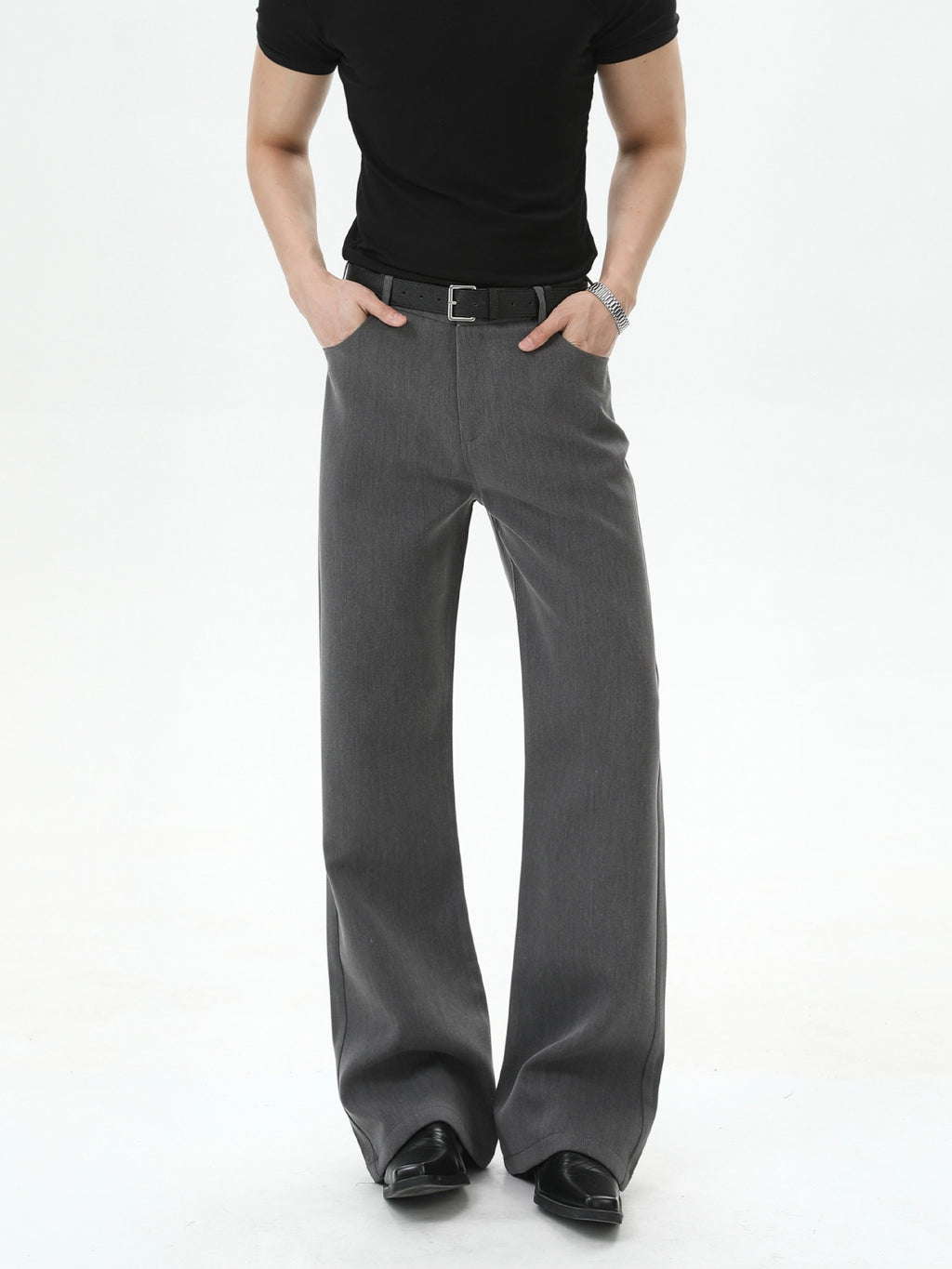 BNB Slim Flare Slacks (2color)