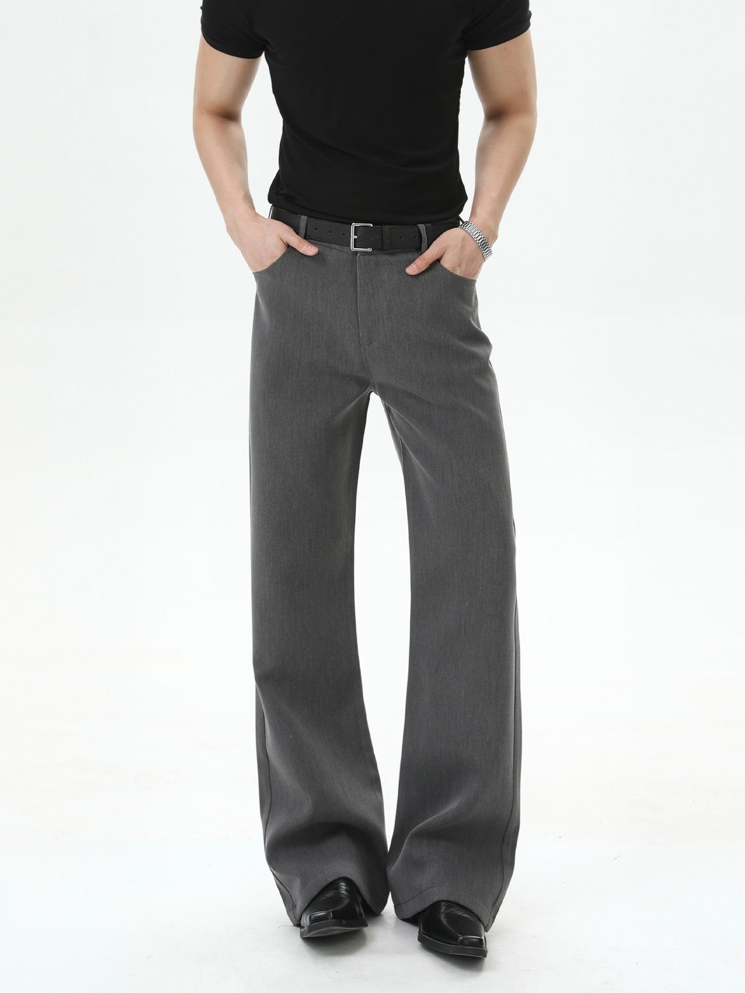BNB Slim Flare Slacks (2color)