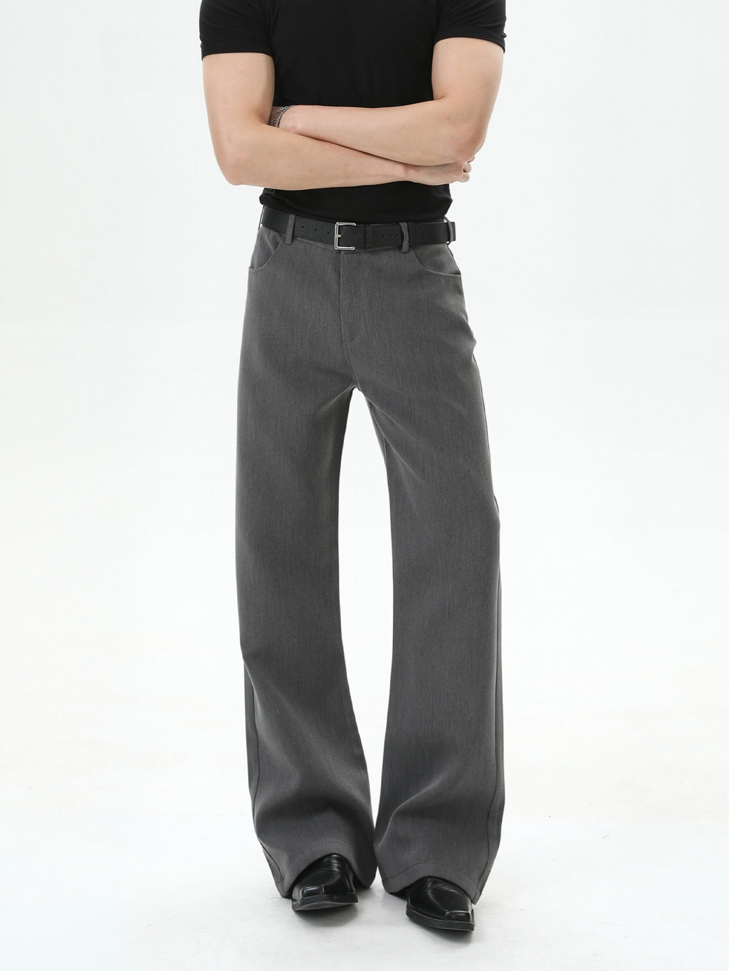 BNB Slim Flare Slacks (2color)