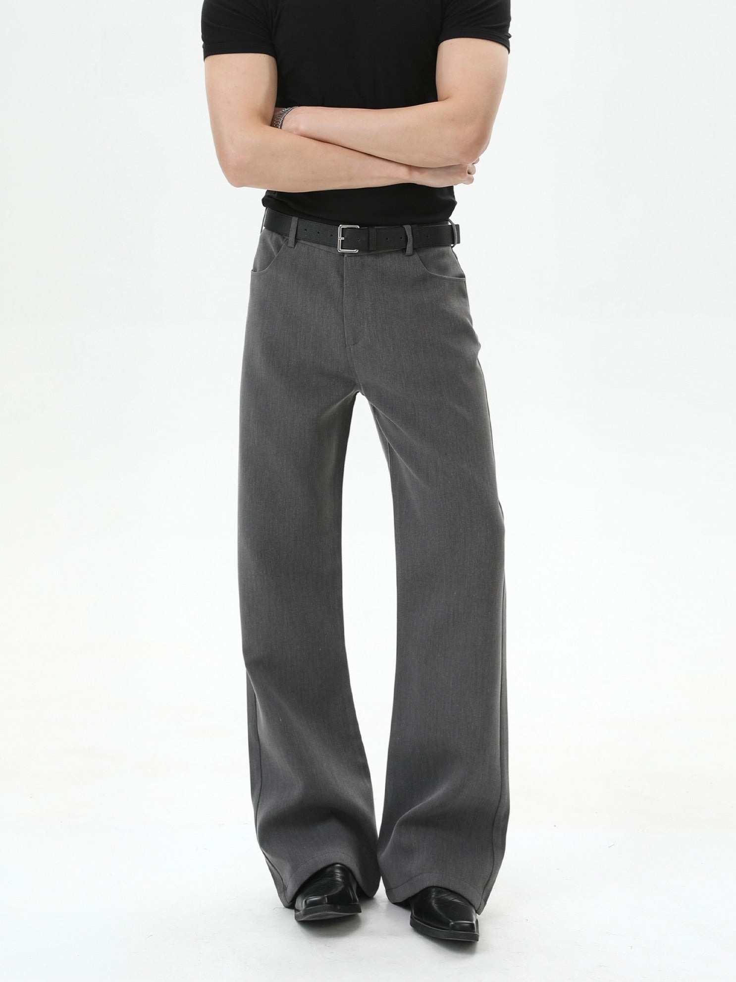 BNB Slim Flare Slacks (2color)