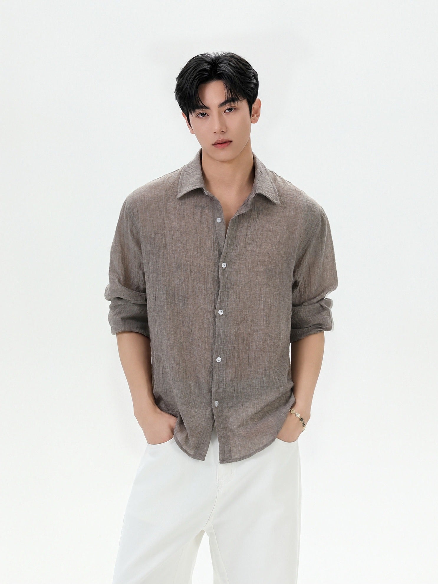 BNB Linen-Blend Breeze Polo (3color)