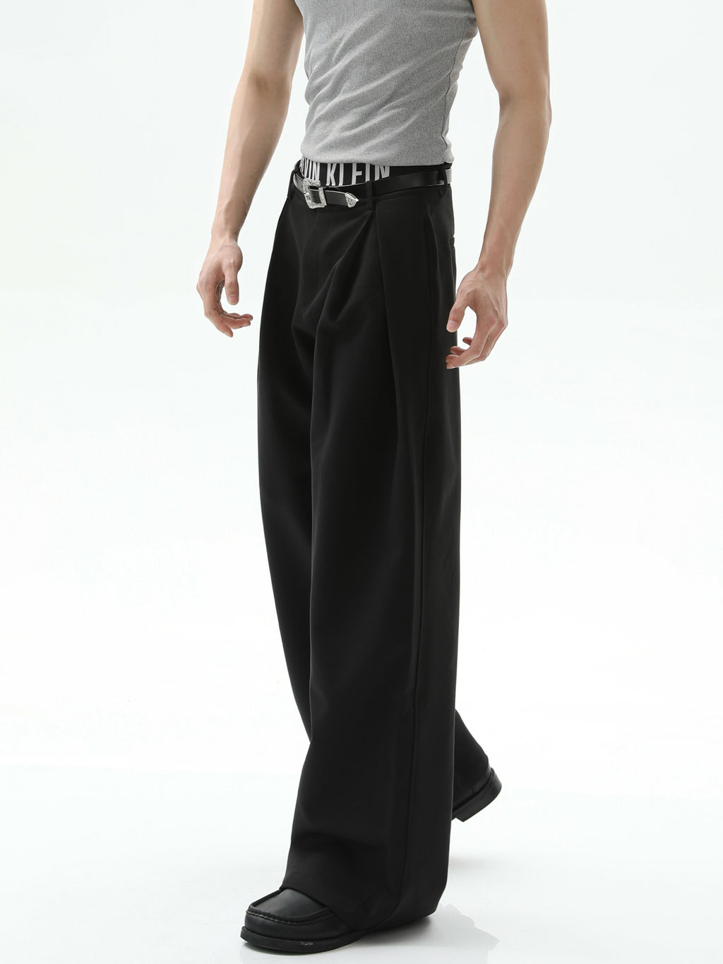 BNB Perfect A Pleated Slacks (2color)