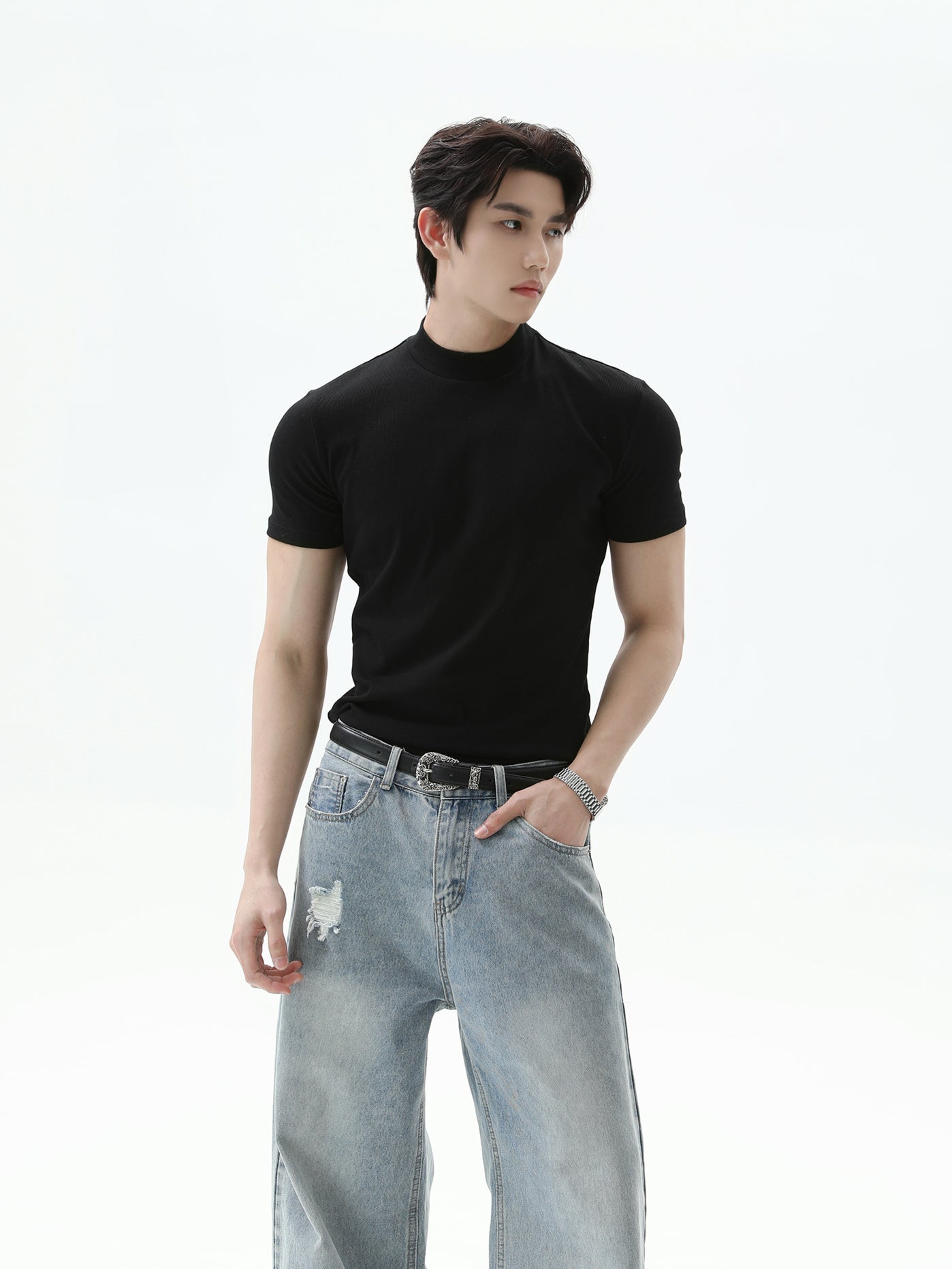 BNB Perfect Fit Mock Tee (3color)