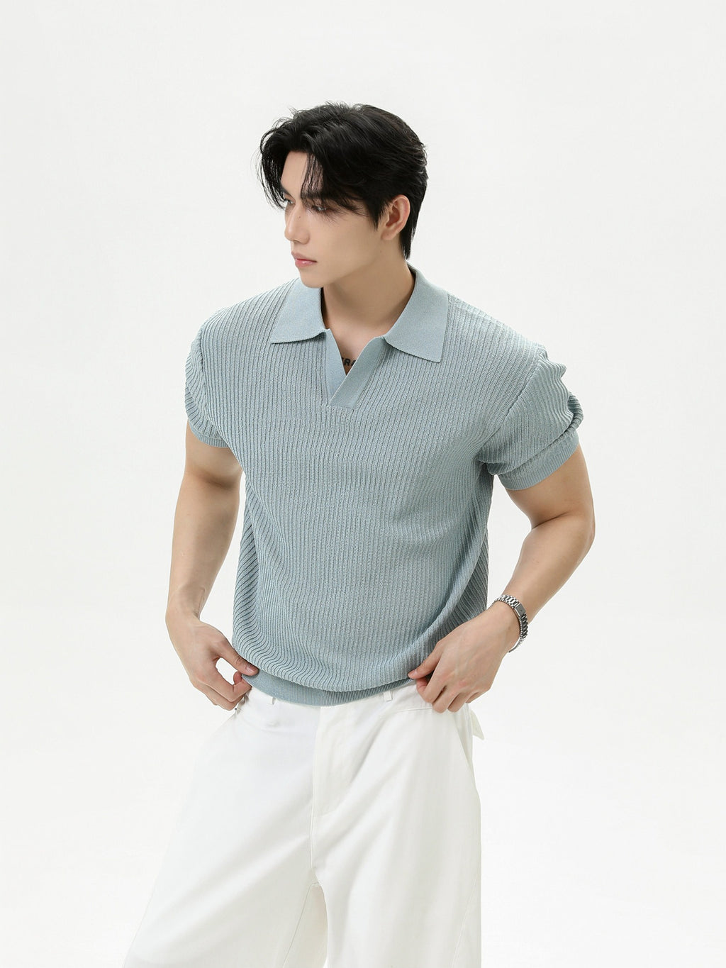 BNB Tight Half Polo Knit (4color)