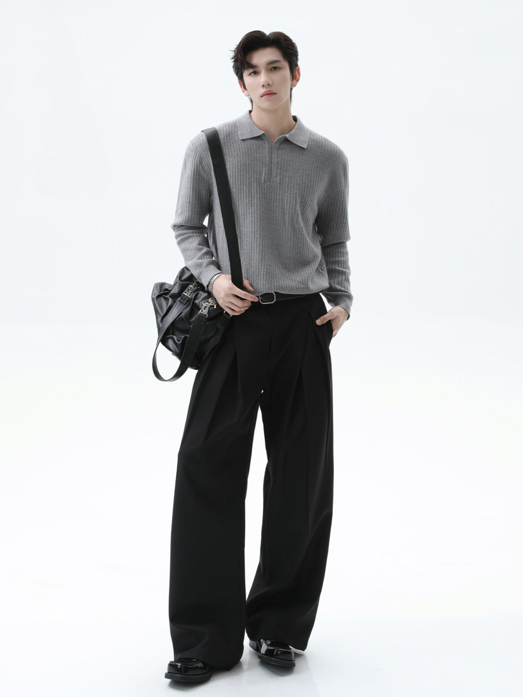 BNB Perfect Rib Collar Knit (3color)