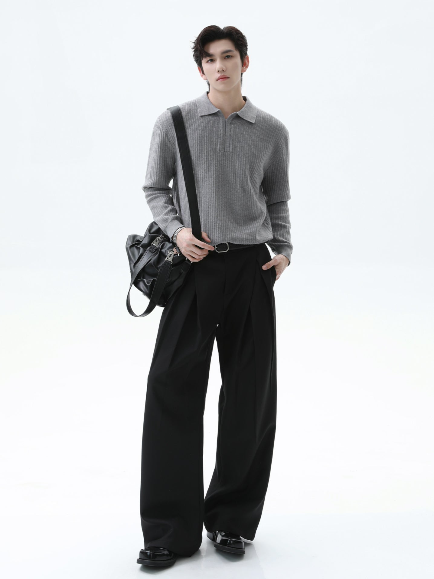 BNB Perfect Rib Collar Knit (3color)