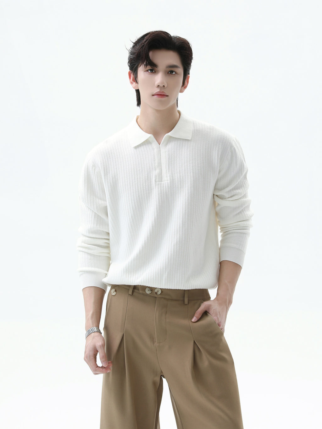 BNB Perfect Rib Collar Knit (3color)