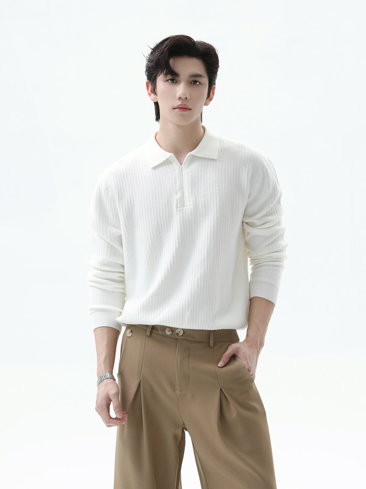 BNB Perfect Rib Collar Knit (3color)