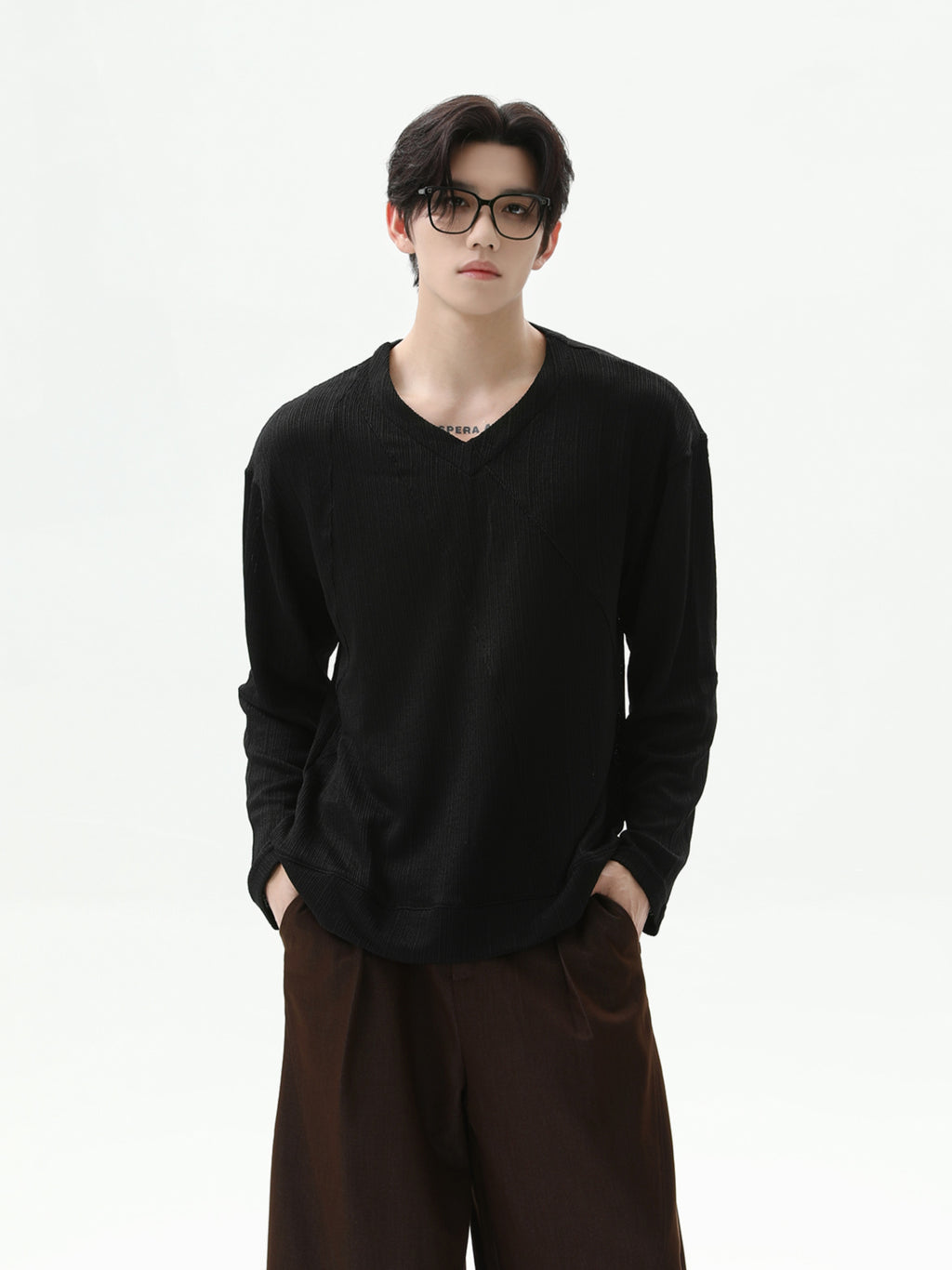Perfect BNB Deep V Knit (2color)