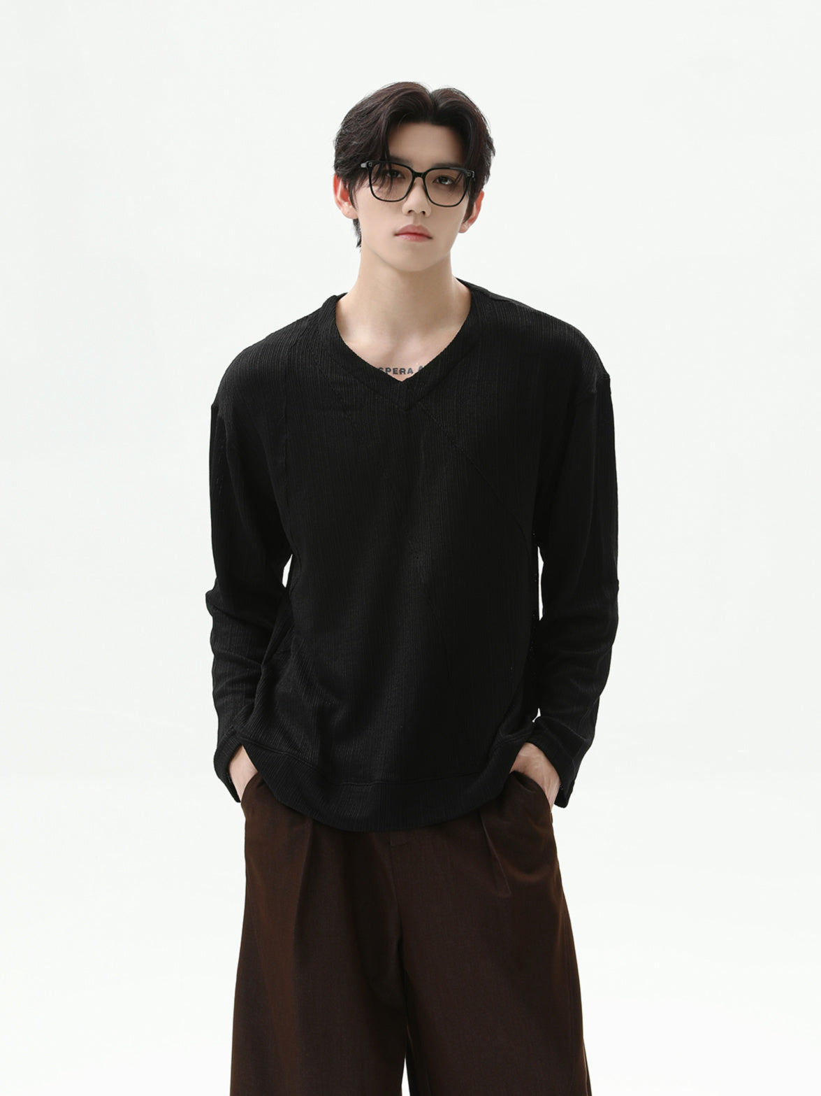 Perfect BNB Deep V Knit (2color)