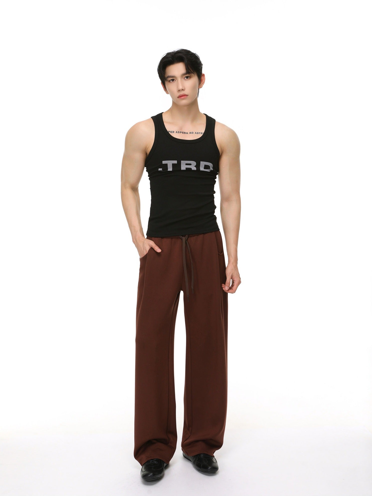 BNB Ribbed Broad Tank Top (3colors)