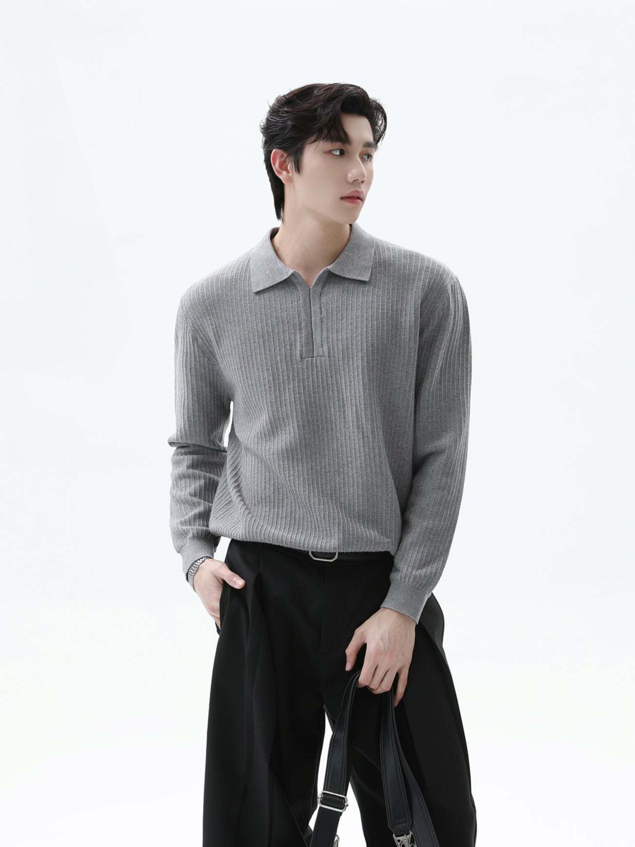 BNB Perfect Rib Collar Knit (3color)
