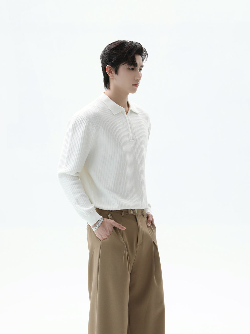 BNB Perfect Rib Collar Knit (3color)
