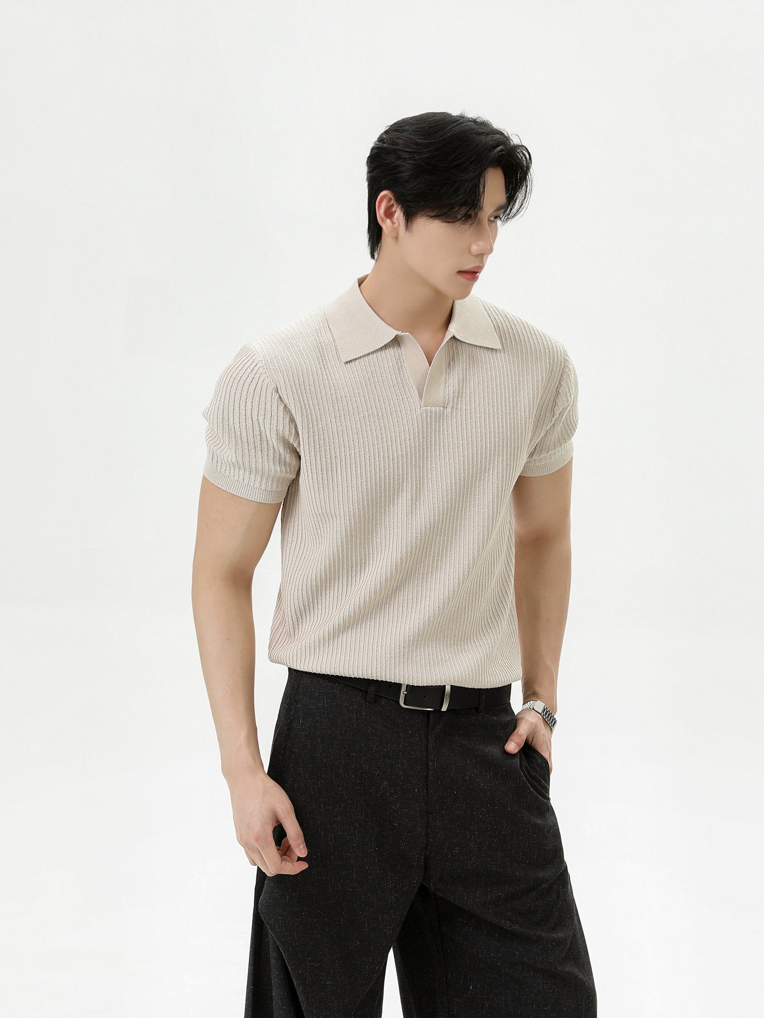 BNB Tight Half Polo Knit (4color)