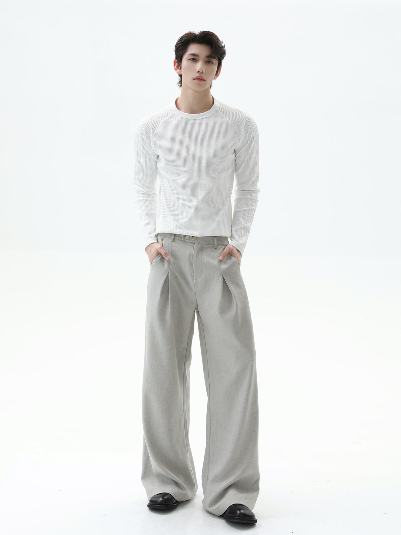 BNB Perfect Waffle Thermal Long Tee (2color)