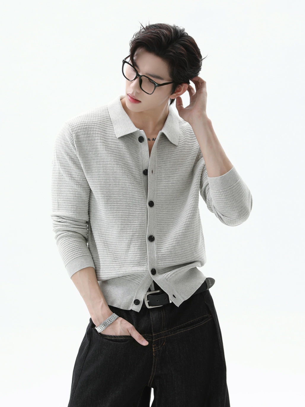 BNB Perfect Waffle Knit Shirt (3color)