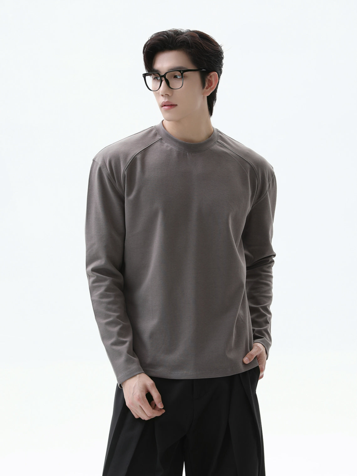 BNB Perfect Crew Neck Long T-shirt (4color)
