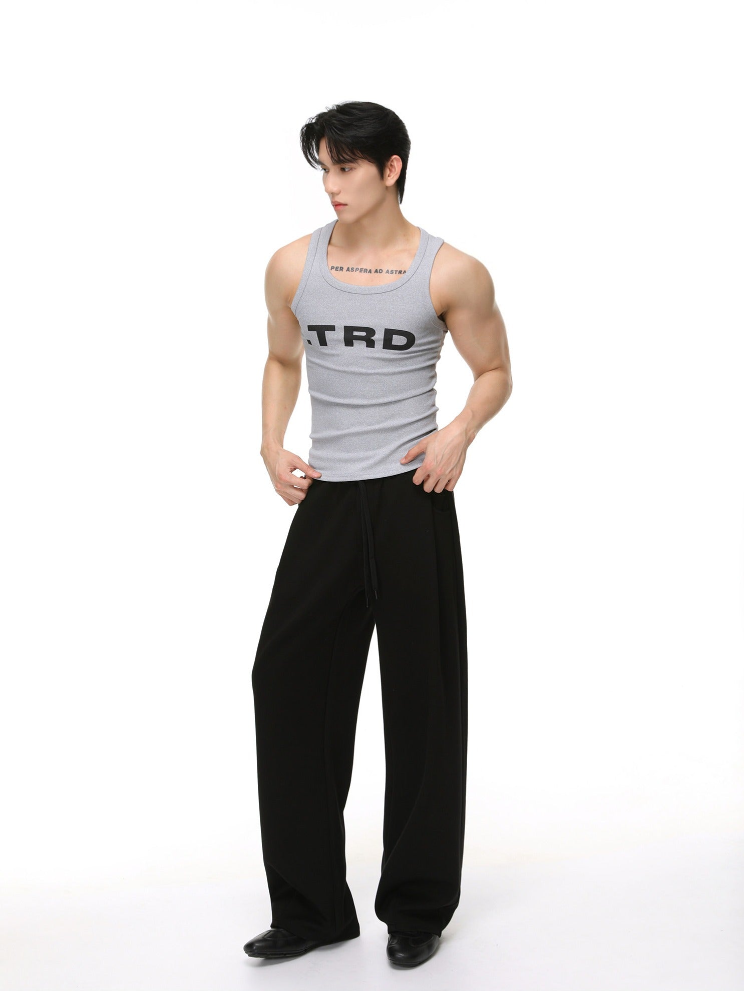 BNB Ribbed Broad Tank Top (3colors)