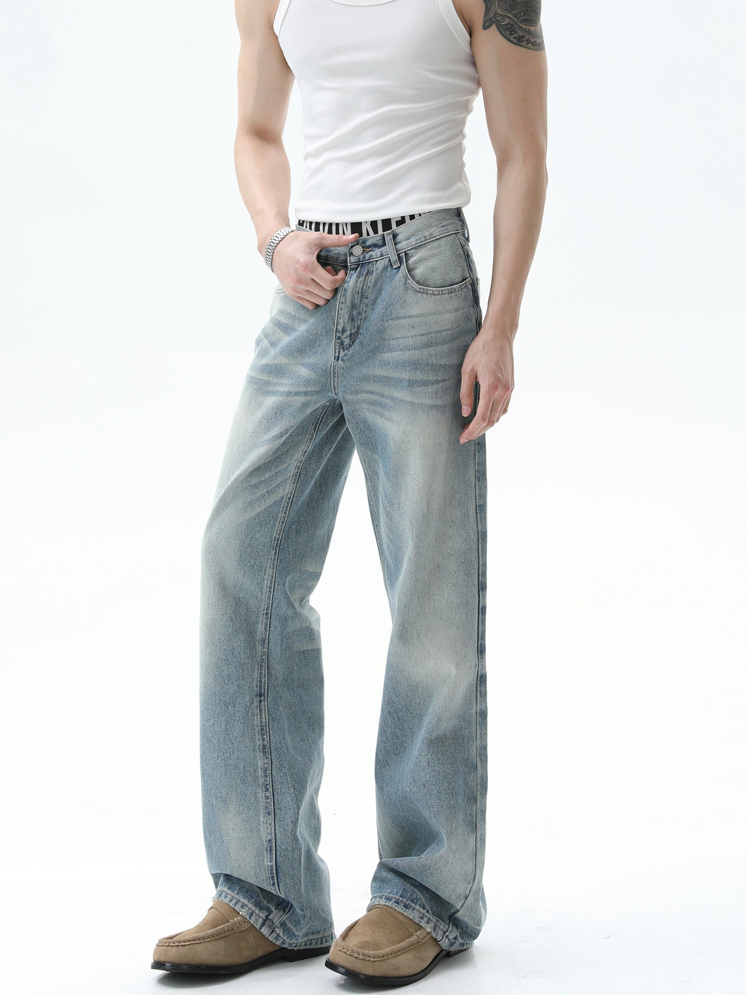 BNB Perfect Slim Right Blue Denim