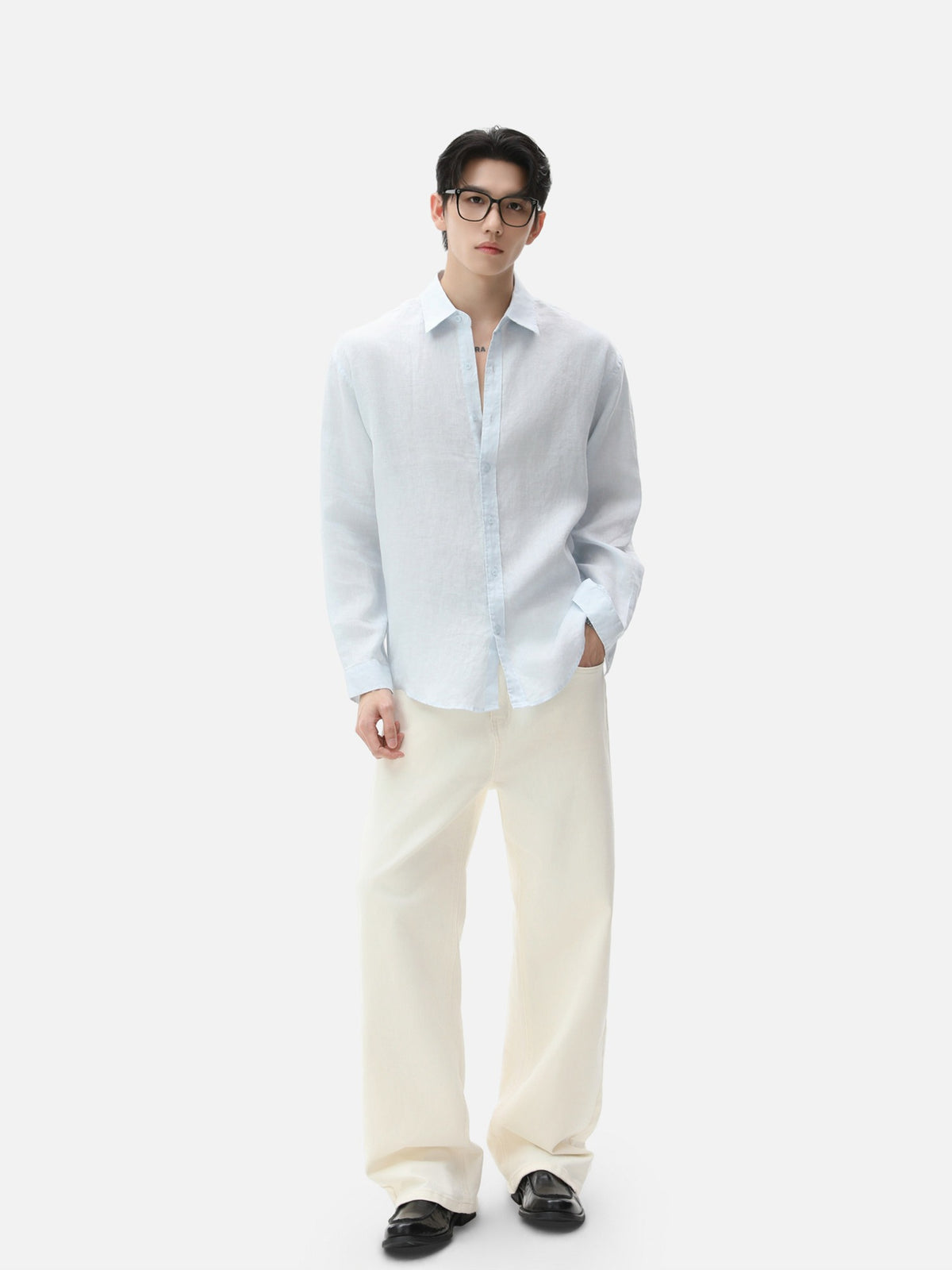 BNB Textured Dew-Linen Overshirt (5colors)