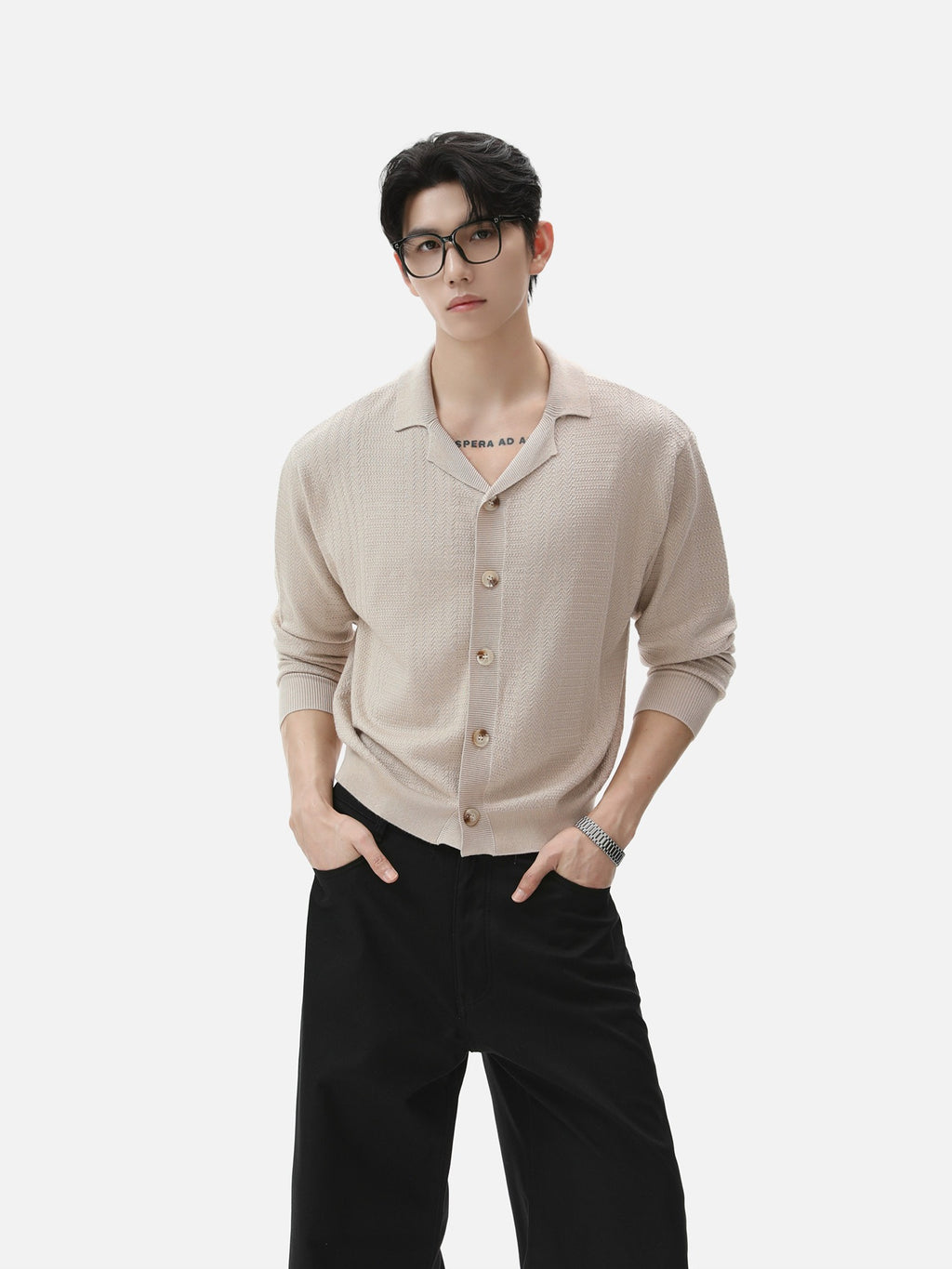 BNB Textured Resort Knit Cardigan (4colors)