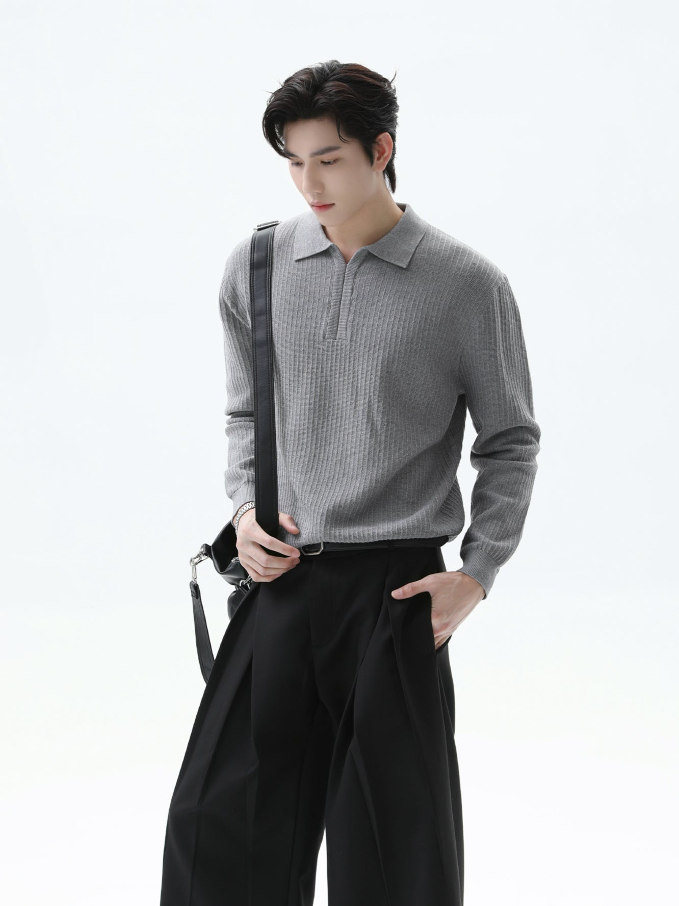 BNB Perfect Rib Collar Knit (3color)
