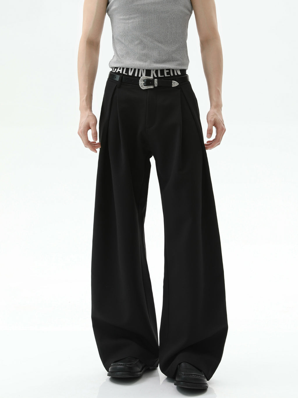 BNB Perfect A Pleated Slacks (2color)