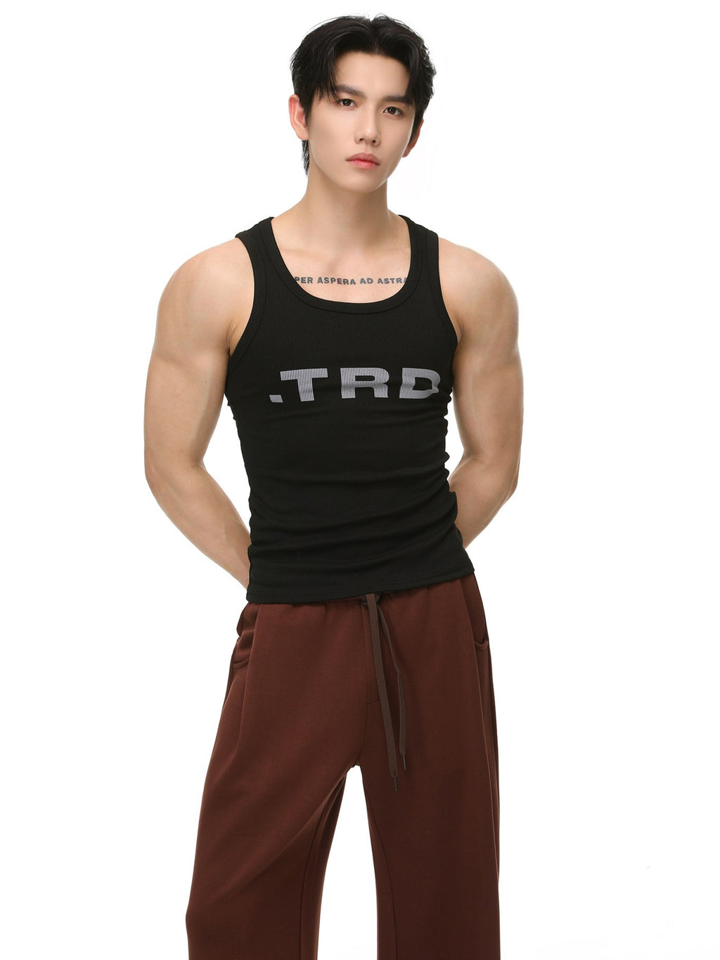 BNB Ribbed Broad Tank Top (3colors)