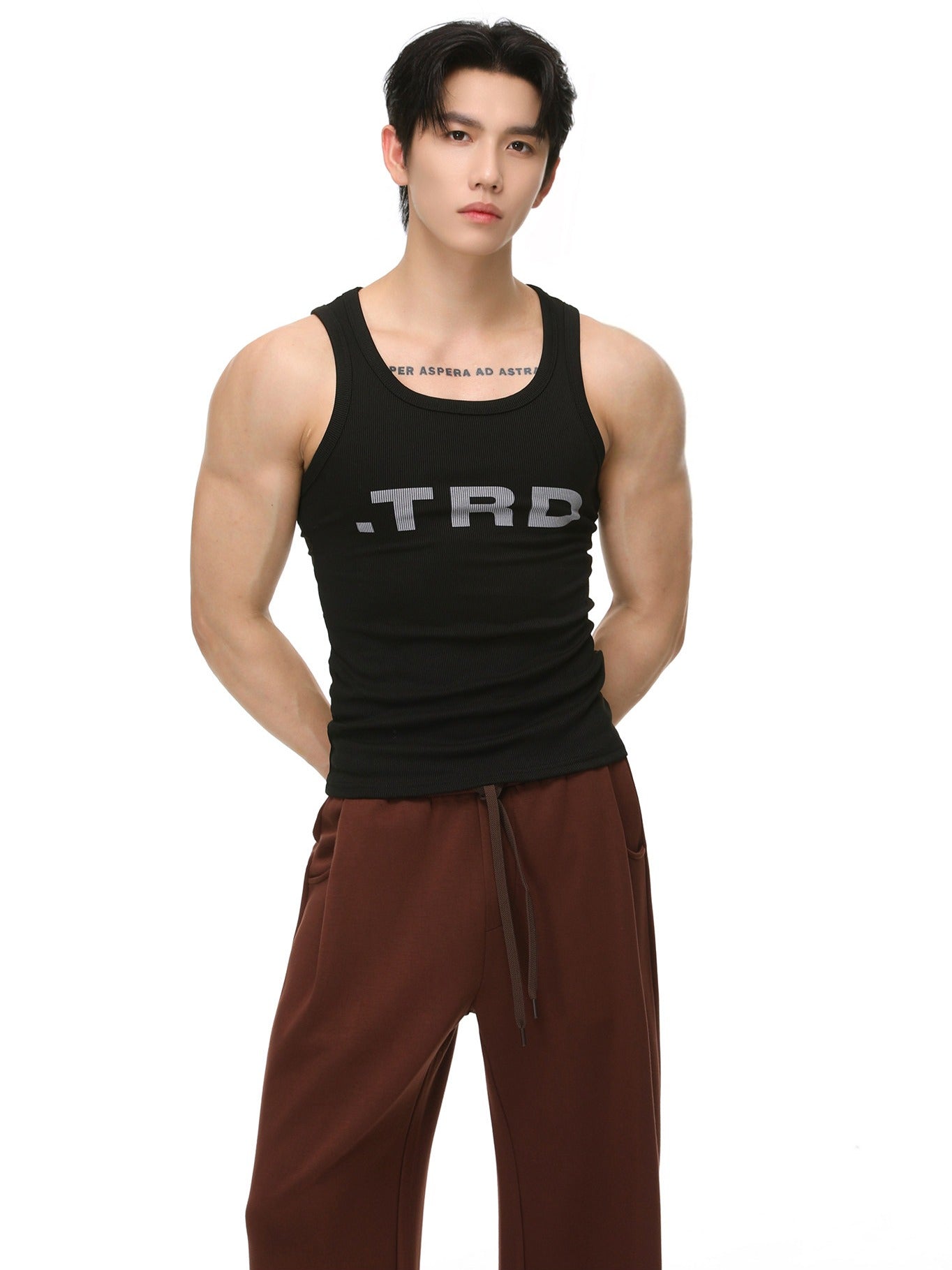 BNB Ribbed Broad Tank Top (3colors)