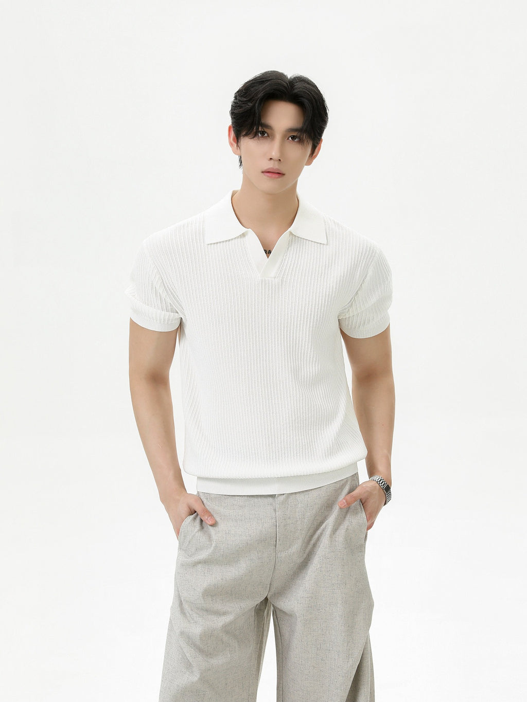 BNB Tight Half Polo Knit (4color)