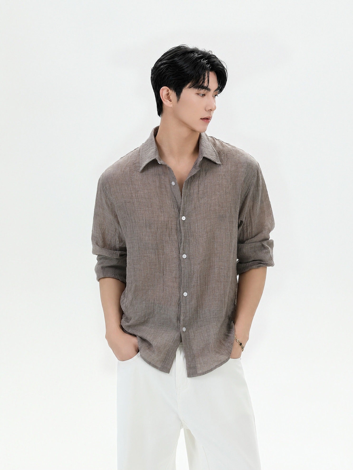 BNB Linen-Blend Breeze Polo (3color)
