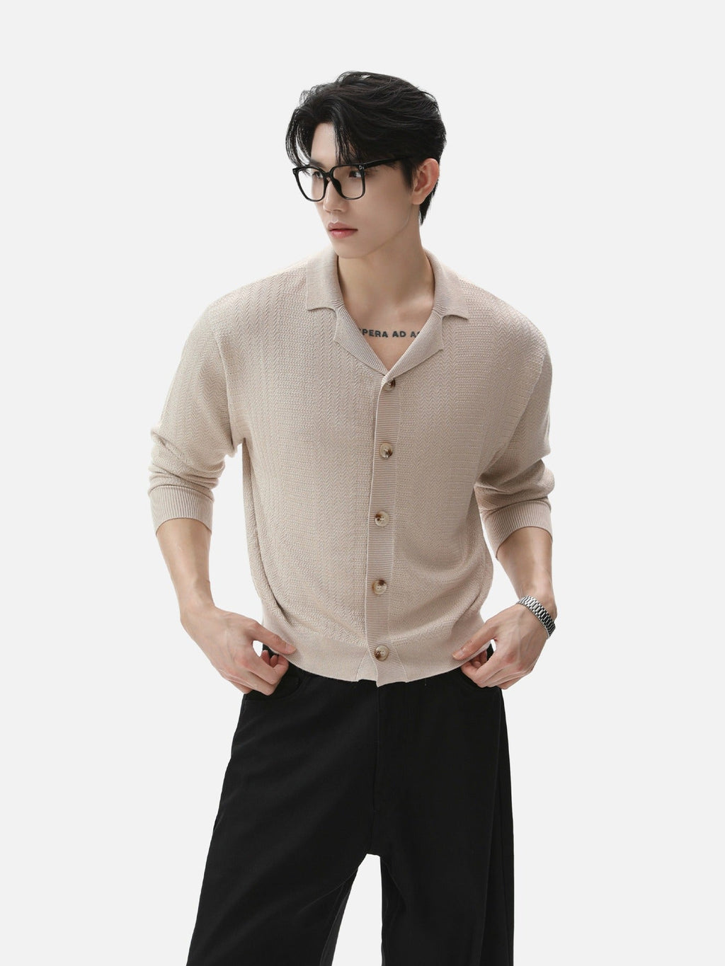 BNB Textured Resort Knit Cardigan (4colors)