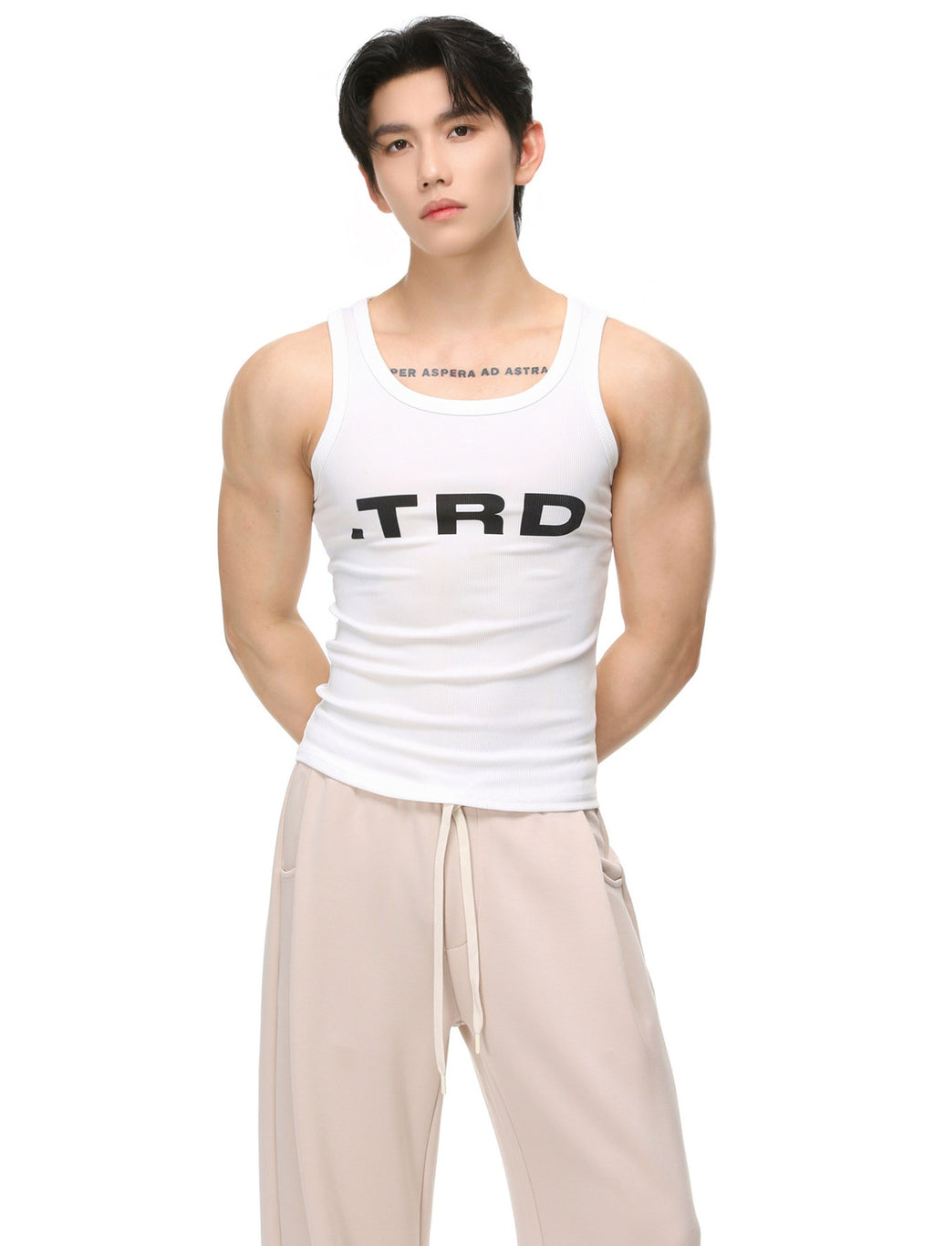 BNB Ribbed Broad Tank Top (3colors)